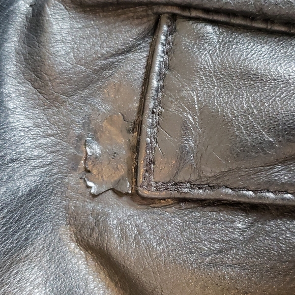 Vintage 80's Leather Ranch Jacket - Picture 8 of 10